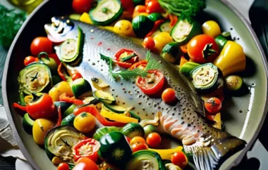 Forelle mit Gemüse - Ein köstliches Gericht für Fischliebhaber