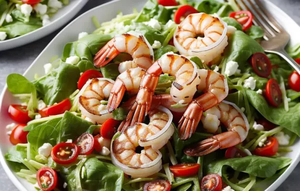 Chicorée Shrimps Salat