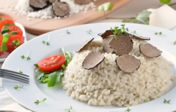 Ein edles Risotto mit dem intensiven Geschmack von Trüffeln und Parmesan.