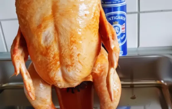 Ein klassisches Rezept für ein leckeres Bierhuhn mit knuspriger Haut und zartem Fleisch