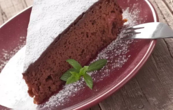 Ein köstlicher Kuchen für Schokoladenliebhaber