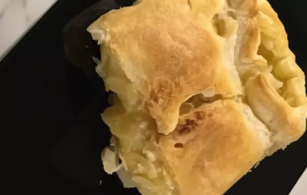 Ein köstlicher Vanillepudding Strudel für süßen Genuss