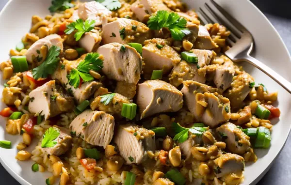 Ein köstliches Rezept für knuspriges Huhn mit Cashew-Basmati-Reis