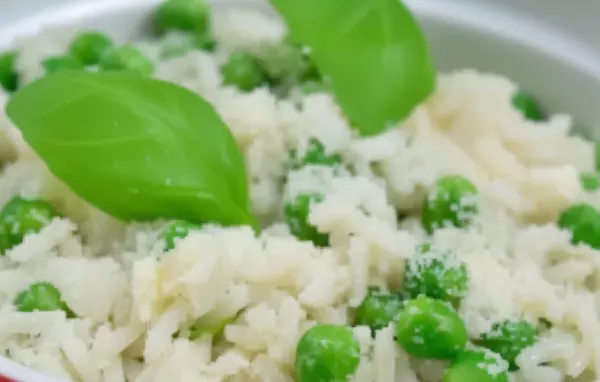 Ein köstliches Rezept für Risi Bisi aus dem Schnellkocher