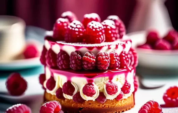 Eine himbeerige Gaumenfreude: Schlemmertorte mit frischen Himbeeren und einer luftigen Creme