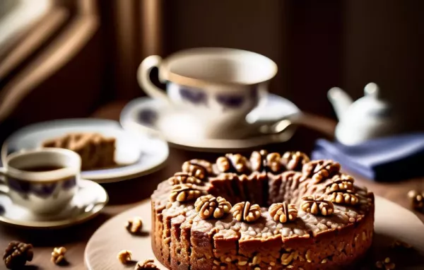 Eine köstliche Vollkorn-Walnuss-Torte für Genießer