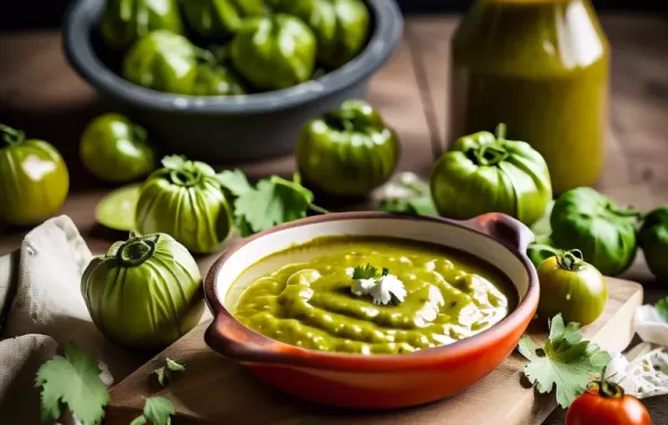 Einfache Tomatillo-Sauce