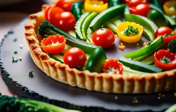 Einfaches Rezept für eine leckere Gemüse Tarte