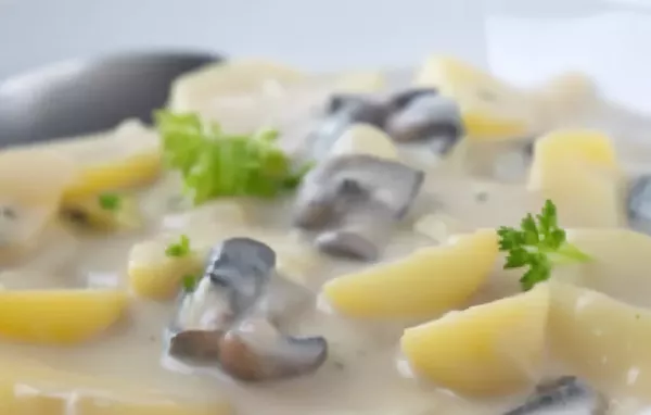 Einfaches und köstliches Rezept für Kartoffel-Pilz-Ragout