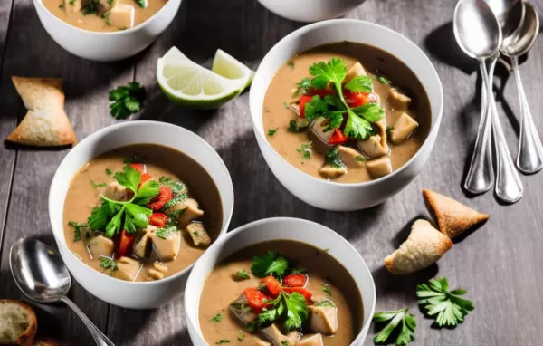 Erfrischende kalte Muschelsuppe - perfekt für heiße Sommertage