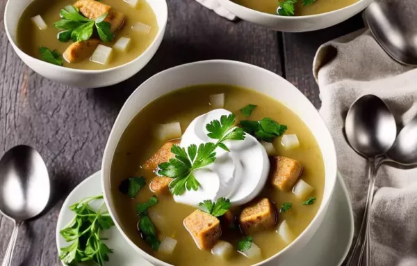 Erfrischende Limetten-Bier-Suppe mit würzigen Aromen