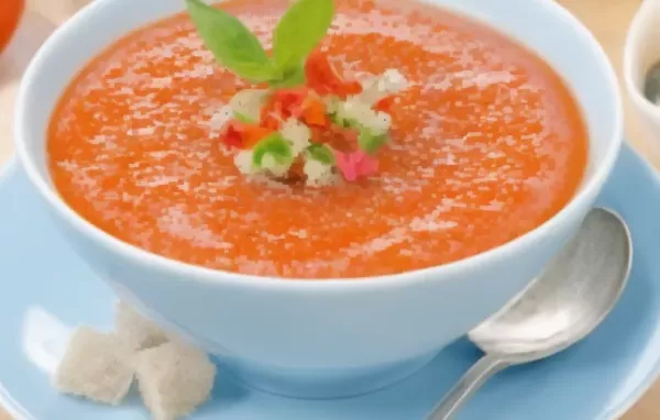 Erfrischende Tomatensuppe - Gazpacho