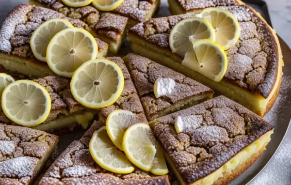 Erfrischender Limonadekuchen mit zitronigem Geschmack