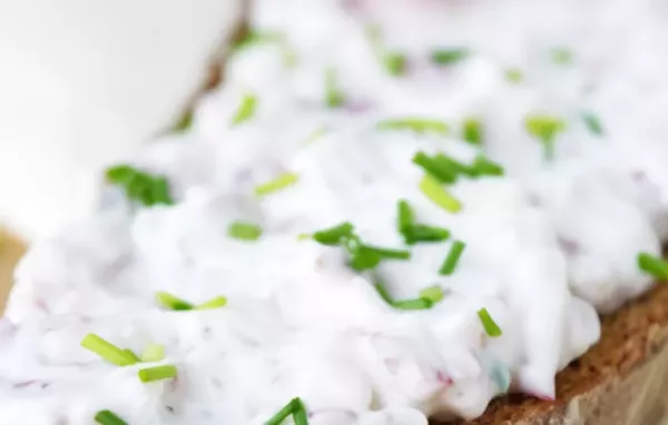 Erfrischender Radieschen-Aufstrich für Brot oder zum Dippen