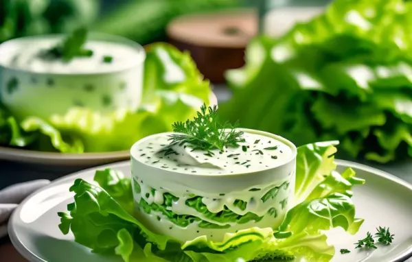 Erfrischendes Rezept für Kopfsalatcreme mit aromatischen Kräutern