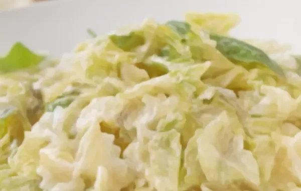 Farfalle mit Spitzkohl - Ein einfaches Rezept für eine leckere Pasta