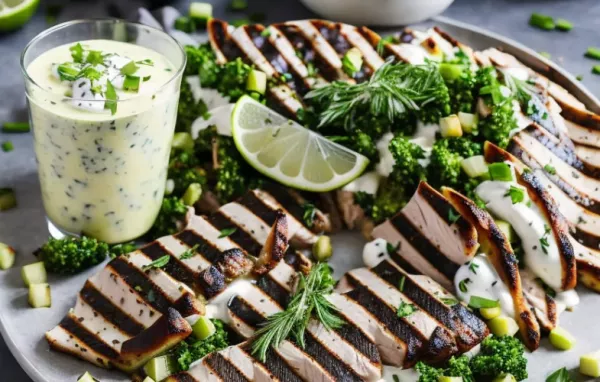 Frisches und würziges Joghurt-Dressing mit Limette und Koriander