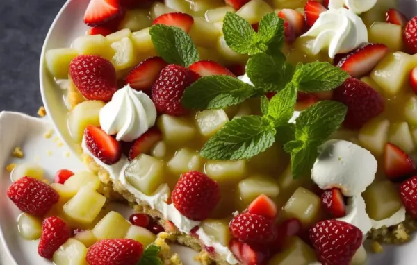 Fruchtig-süßer Früchtetraum - ein erfrischendes Dessert für heiße Sommertage