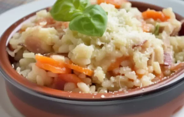 Frühlingsrisotto mit grünem Spargel und Erbsen