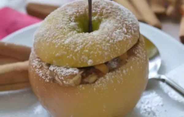 Ein köstliches und einfaches Rezept für gebackene Äpfel
