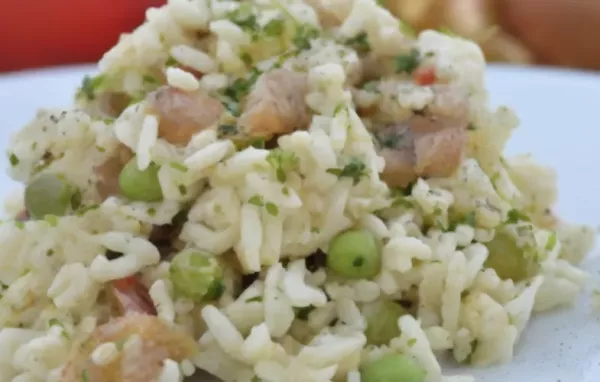 Ein einfaches und herzhaftes Geflügel-Risotto