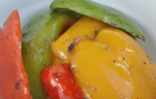 Gegrillte bunte Paprika