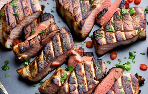 Gegrillte Filetspieße mit frischen Tomaten