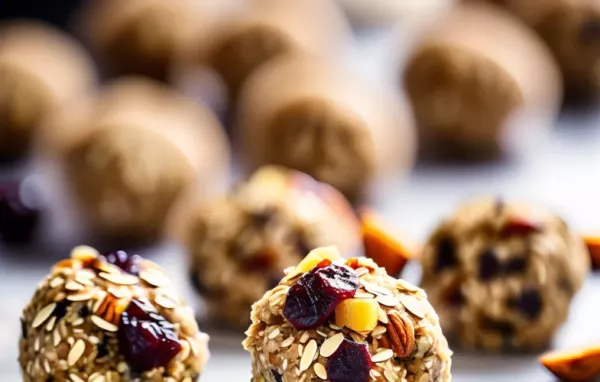 Gesunde Hafer-Powerkugeln für einen energiegeladenen Snack