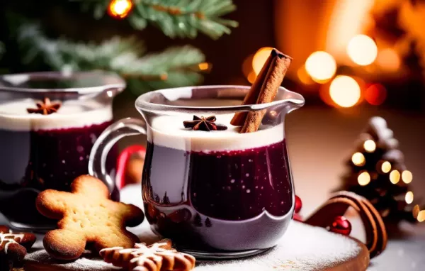 Glühwein-Schnitten - Leckere Weihnachtsplätzchen mit Glühweinglasur