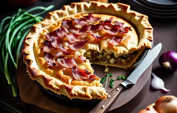 Glutenfreier Zwiebel-Speck-Kuchen - Ein herzhafter Genuss ohne Gluten