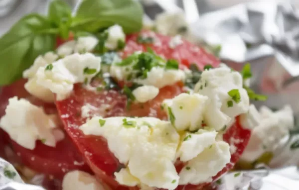 Griechischer Tomaten-Feta-Mix - Ein mediterraner Genuss voller Aromen