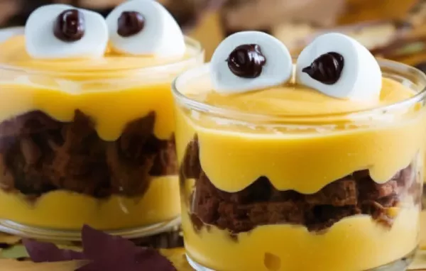 Gruselig lecker: Halloween Schichtdessert