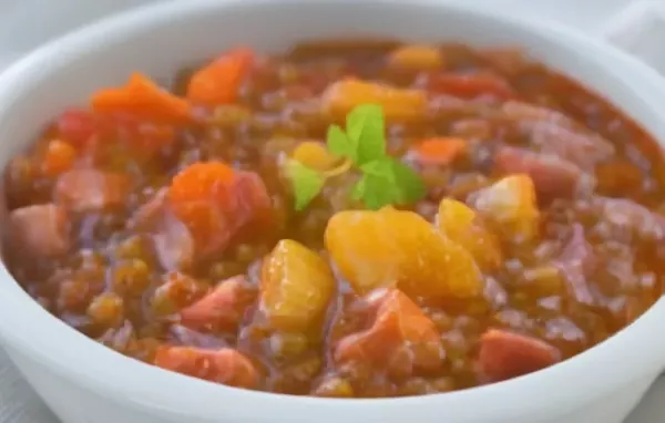 Herzhafte Linsen-Gemüsesuppe für den Genuss und Gesundheit