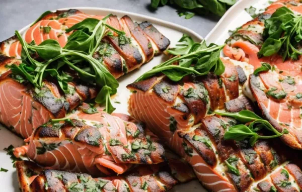 Herzhafte Schnecken mit Spinat und Lachs