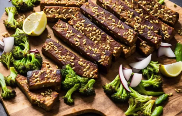 Herzhafte Spieße mit Hokkaidokürbis und Tempeh