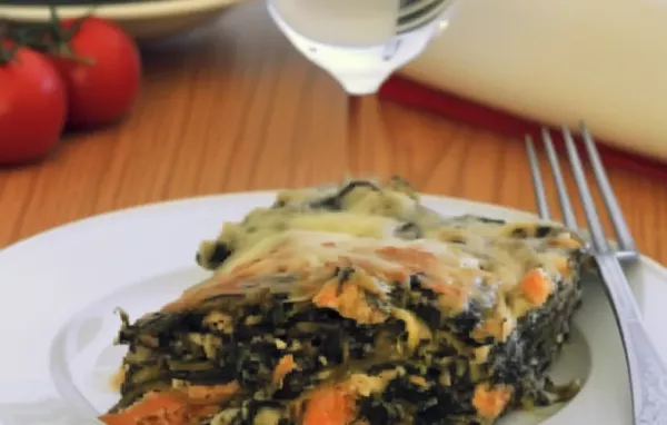 Herzhafte Spinat-Lachs-Lasagne