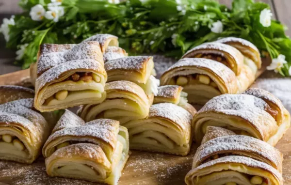 Hollunderblüten-Erdbeer-Strudel