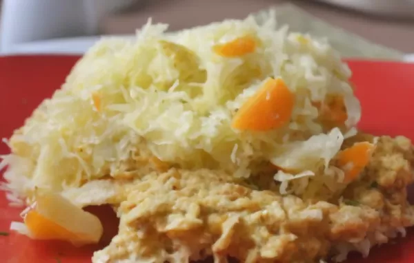 Kartoffelpuffer mit Sauerkraut