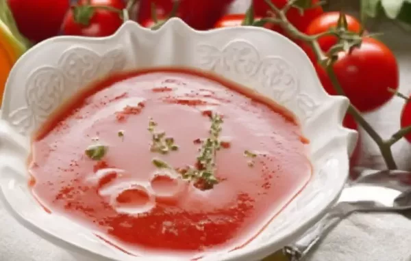 Klassische Gazpacho-Suppe