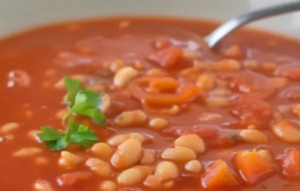 Klassisches Rezept für eine köstliche Bohnensuppe