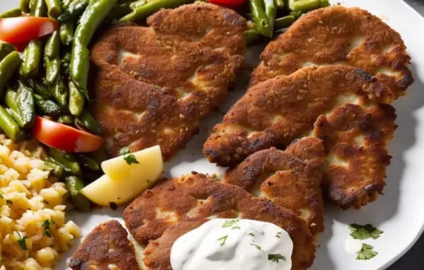 Knusprig paniertes Schnitzel mit einer köstlichen Käsekruste