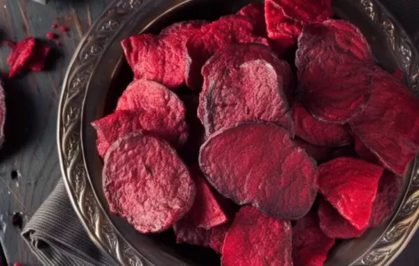 Knusprige Rote Rüben Chips für einen gesunden Snack