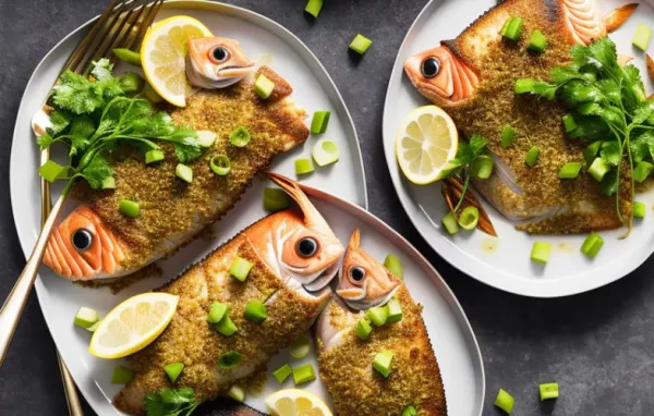 Knusprige Sesampanade umhüllt zarten Fisch