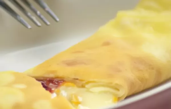 Köstliche Camembert-Crêpes mit Preiselbeeren