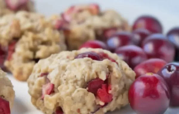 Köstliche Cranberry Cookies mit einem Hauch von weißer Schokolade