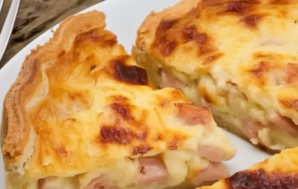 Köstliche Kräuter Quiche nach Art von Quiche Lorraine