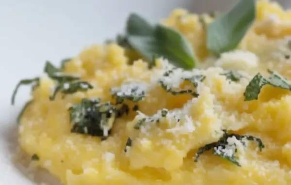 Köstliche Polenta mit Salbei - Ein einfaches und leckeres Gericht