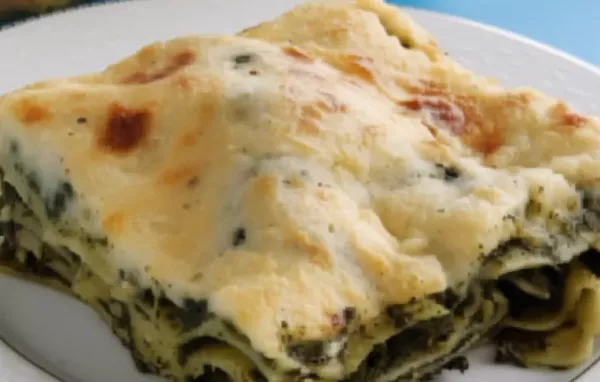 Köstliche Spinatlasagne mit cremiger Bechamelsauce