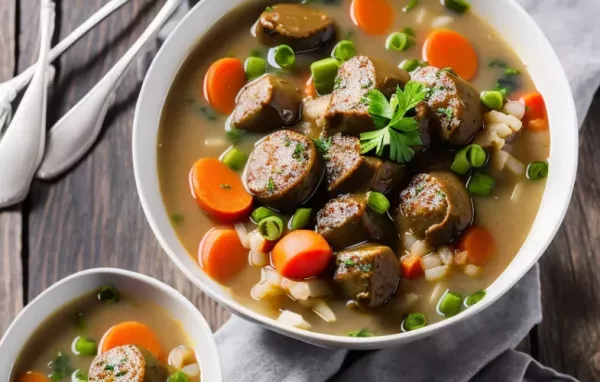 Köstliche Tiroler Specksuppe - ein herzhafter Genuss für kalte Tage