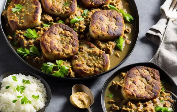 Köstliche und herzhafte Kartoffel-Nudel-Pfanne mit saftigen Austernpilzen